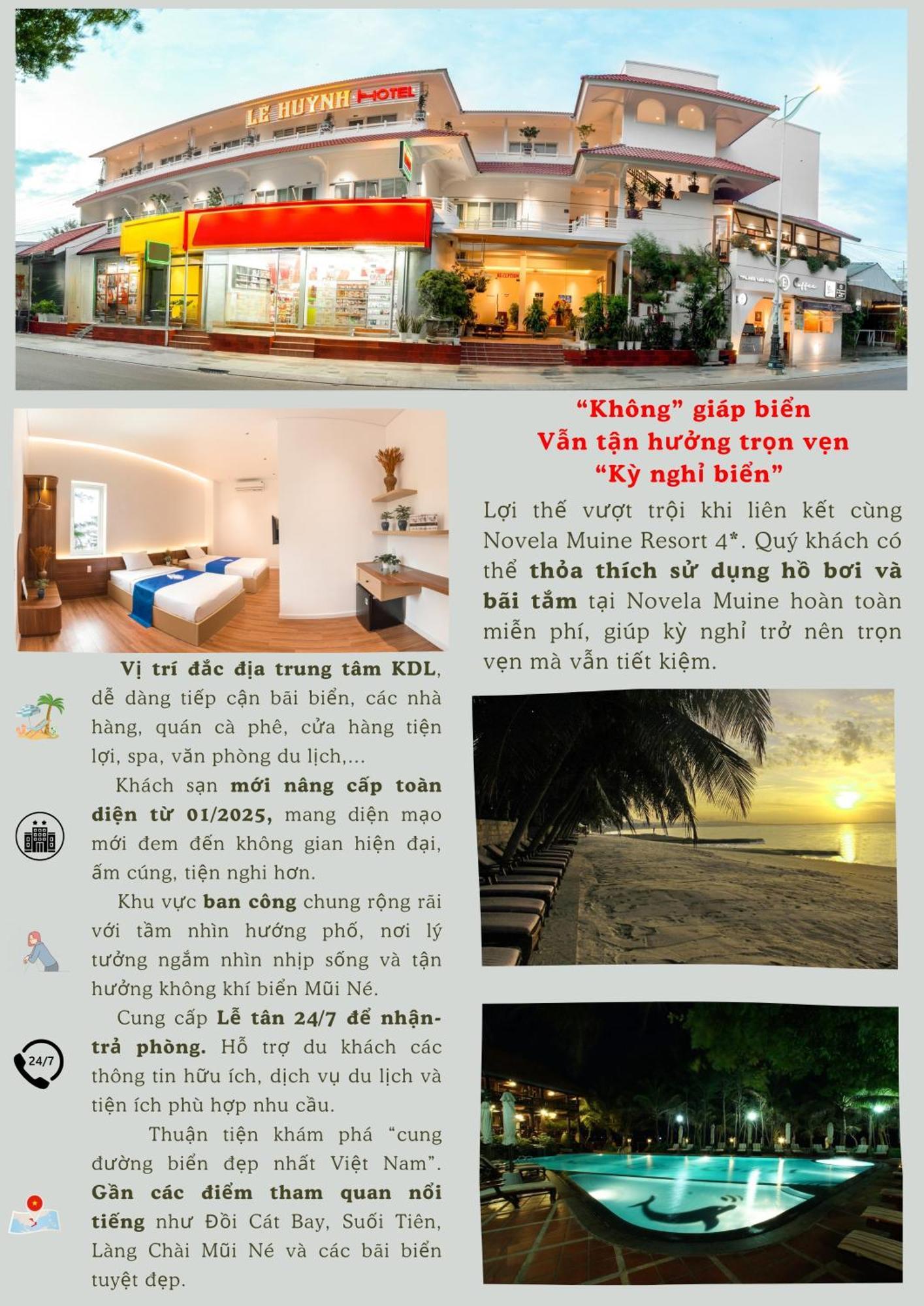 Le Huynh Mui Ne Hotel Eksteriør bilde